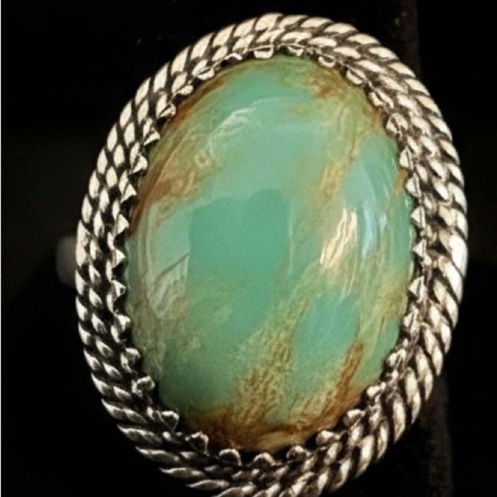 Turquoise and‎ Silver Women's Ring
